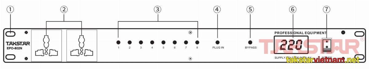 Hướng dẫn sử dụng bộ Bộ bật/tắt nguồn tuần tự EPO-802N