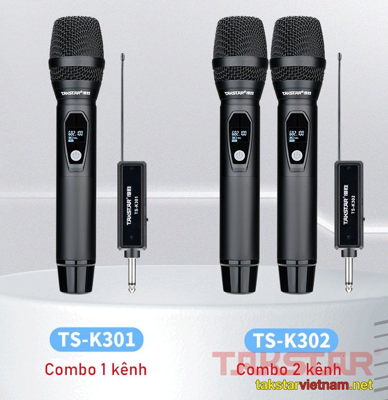 Micro không dây TS-K300 series có đặc điểm gì