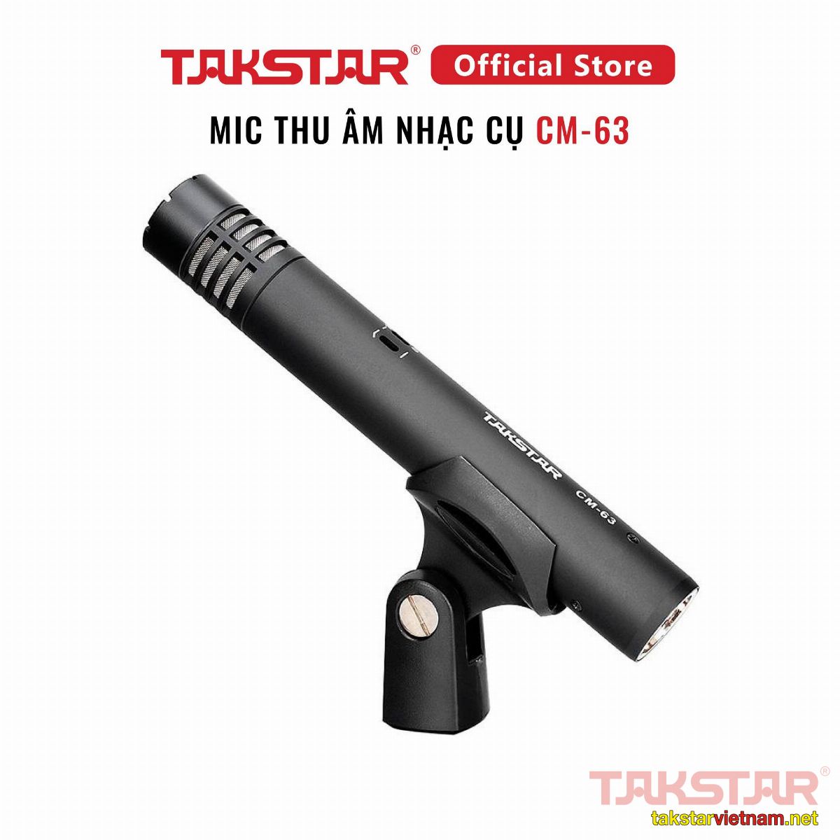 Micro thu âm nhạc cụ CM-63 của Takstar có đặc điểm gì nổi bật